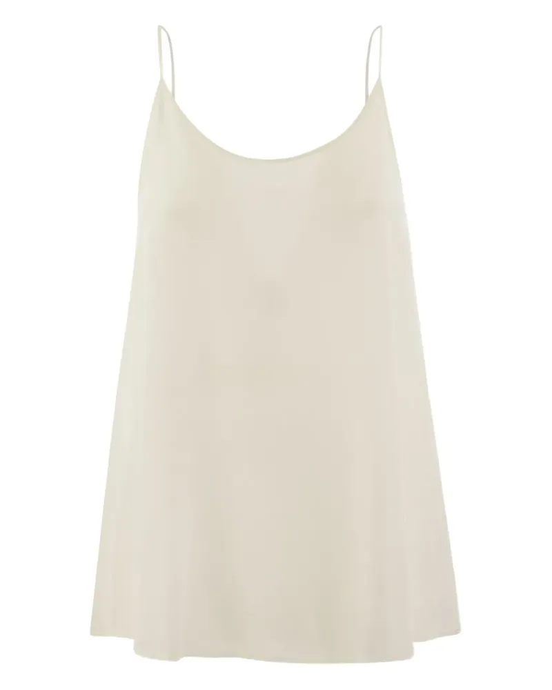 Antonelli Firenze U-Ausschnitt-Top mit Schulterriemen - Nude Nude