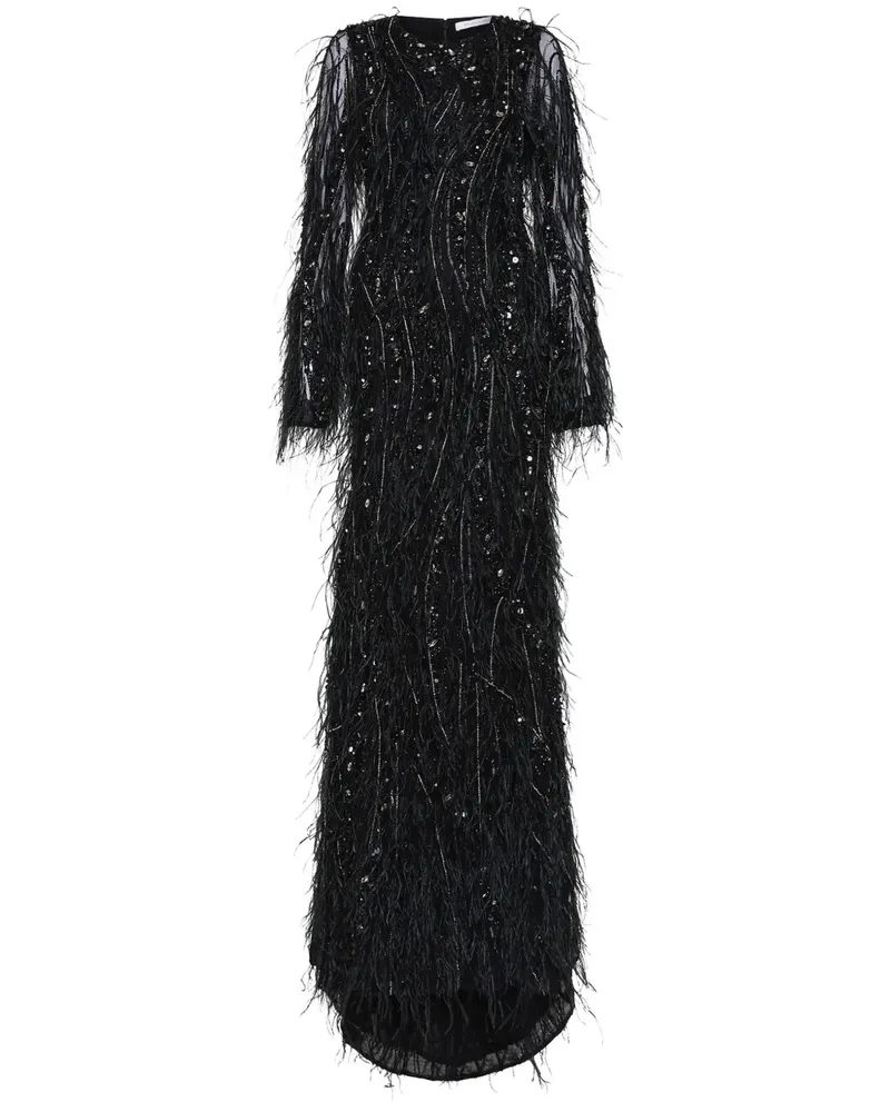 Rachel Gilbert Cynthia Abendkleid - Schwarz Schwarz
