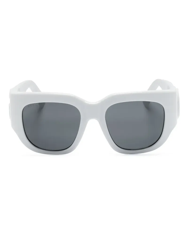 Gucci GG1545S Sonnenbrille mit Oversized-Gestell - Grau Grau