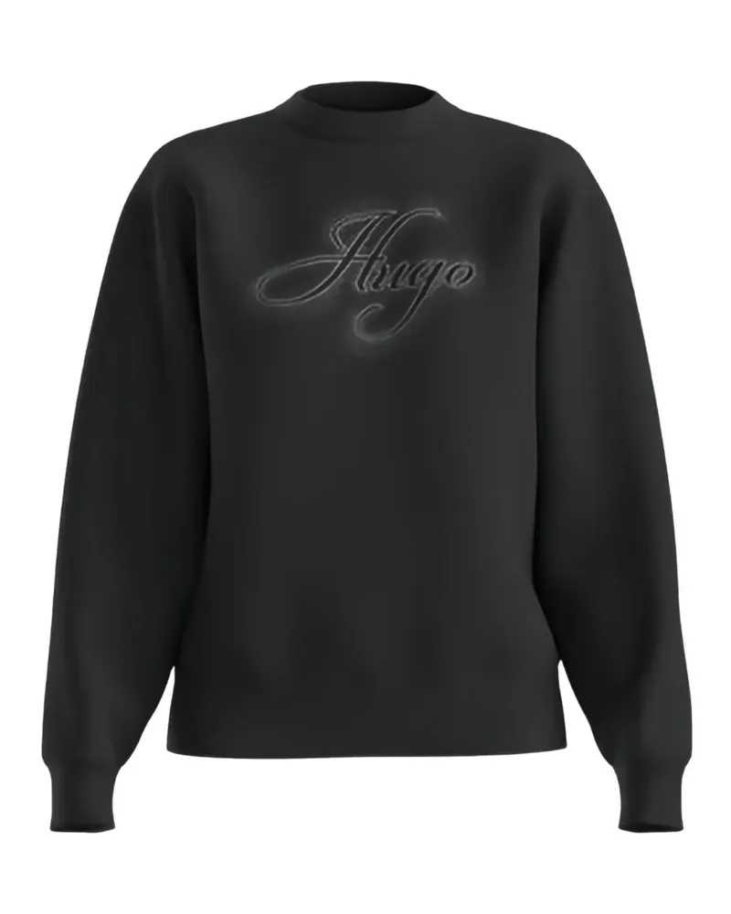 HUGO BOSS Pullover mit Logo-Detail - Schwarz Schwarz