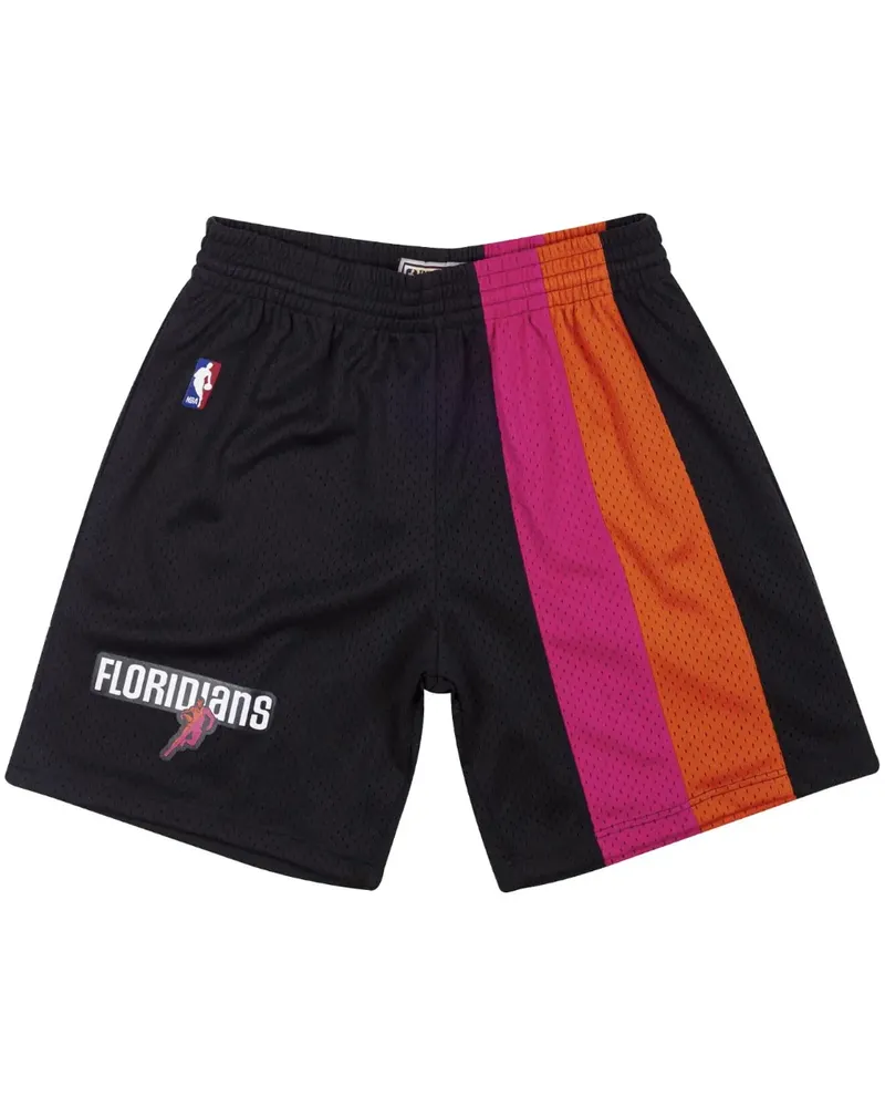Mitchell & Ness Swingman NBA 2005 Miami Heat Shorts - Schwarz Schwarz