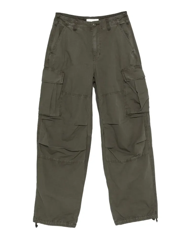6397 Cargohose mit Ripstop-Struktur - Grün Grün