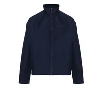Jacke mit Logo-Stickerei - Blau