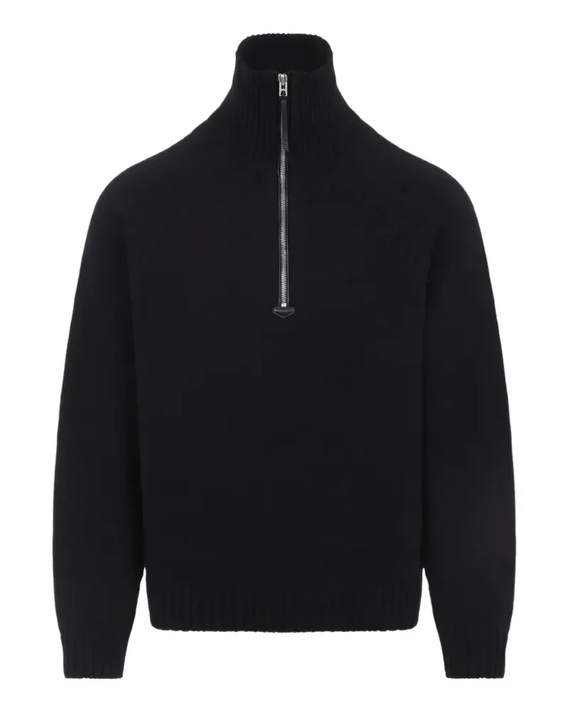 Tom Ford half-zip wool sweater - Schwarz Schwarz