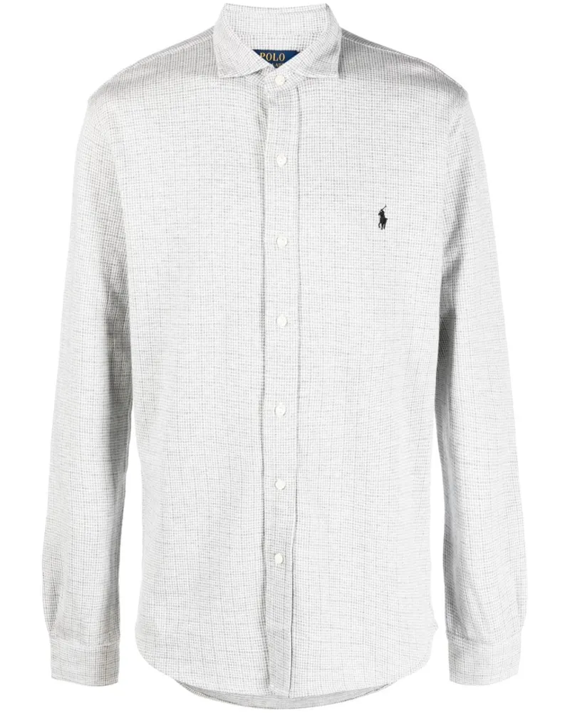 Ralph Lauren Hemd mit Logo-Stickerei - Grau Grau