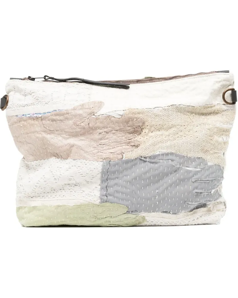 BY WALID 19th Century Opera Gloves Clutch - Weiß Weiß