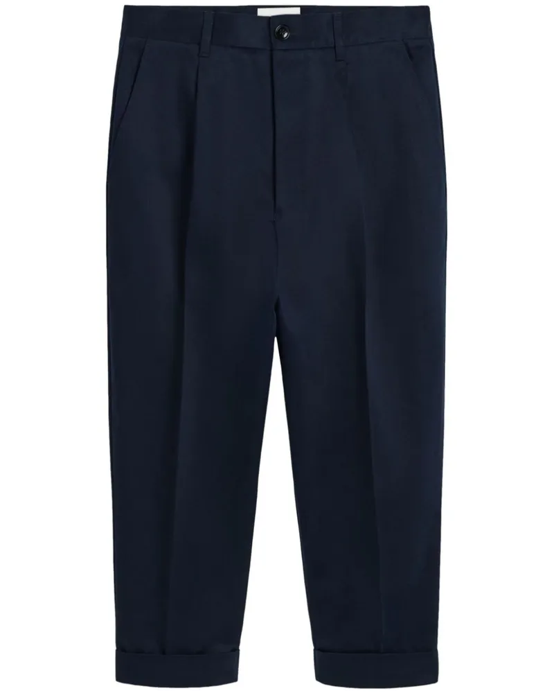 AMI Paris Oversized-Hose mit Karottenschliff - Blau Blau