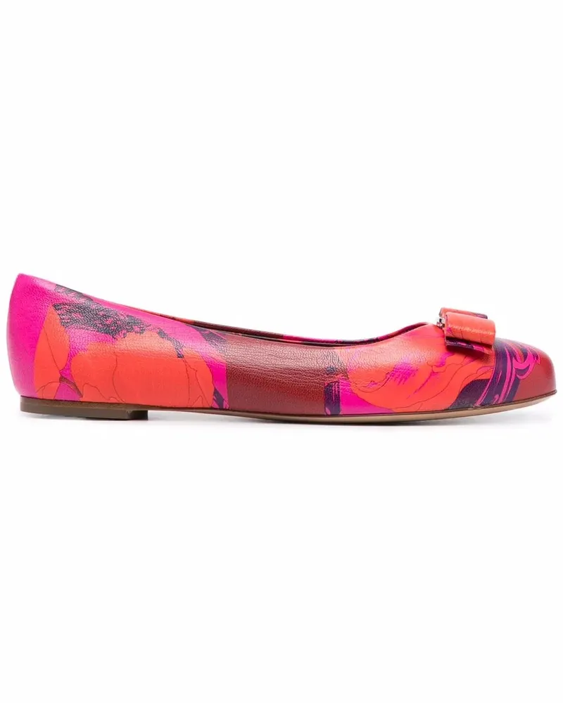 Ferragamo Varina Ballerinas - Rot Rot
