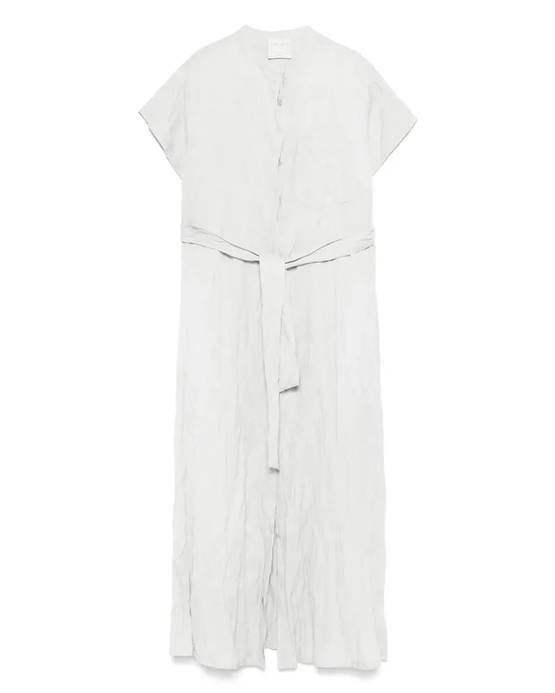 forte_forte Midikleid in Knitteroptik - Grau Grau
