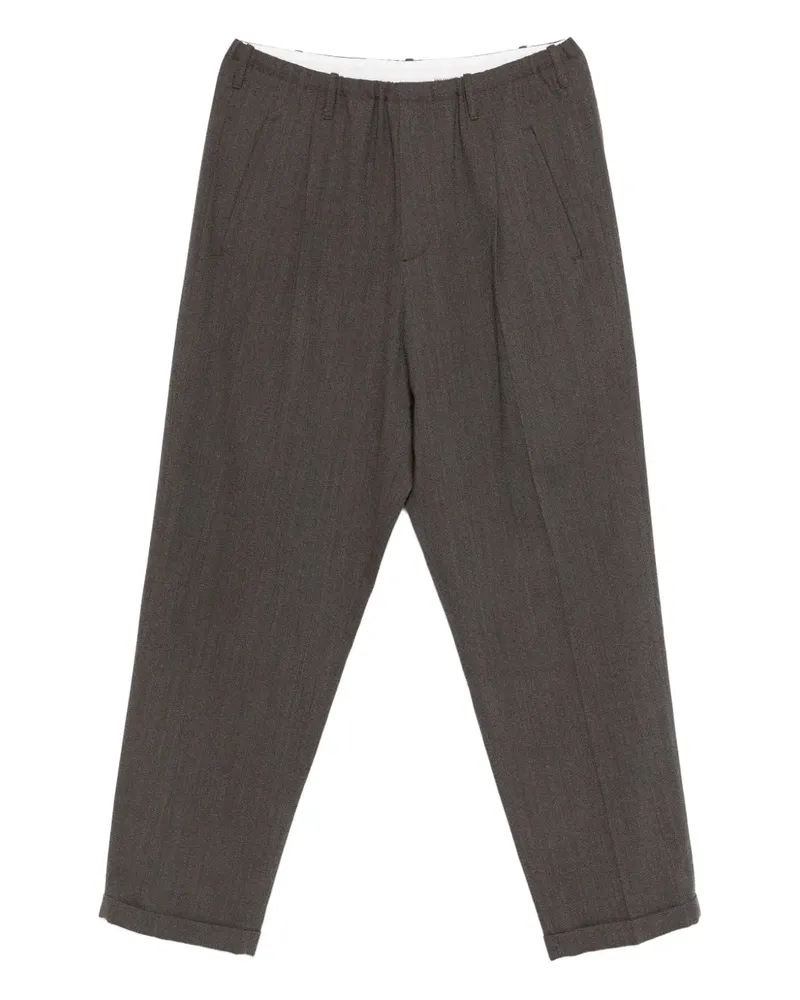 Magliano pleated trousers - Braun Braun