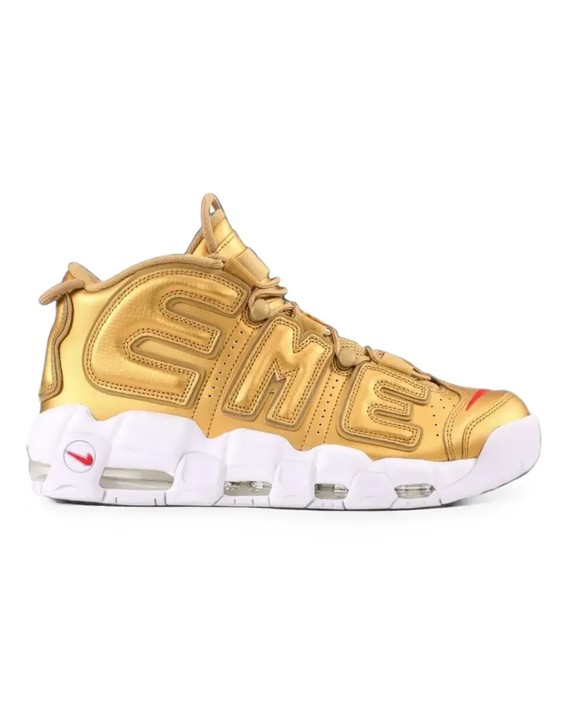 Supreme Being Air More Uptempo' Sneakers - Metallic Metallic