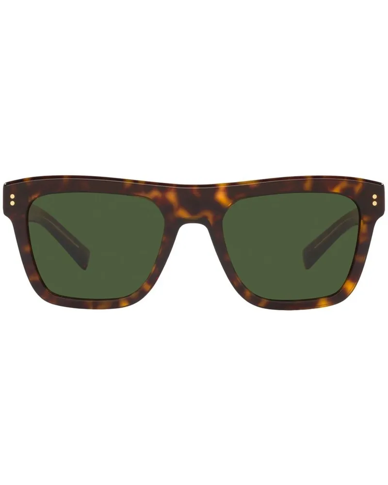 Dolce & Gabbana Eckige Domenico Sonnenbrille - Braun Braun