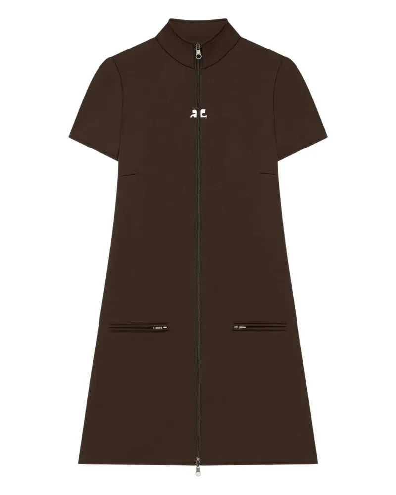 Courrèges interlock zip mini dress - Braun Braun