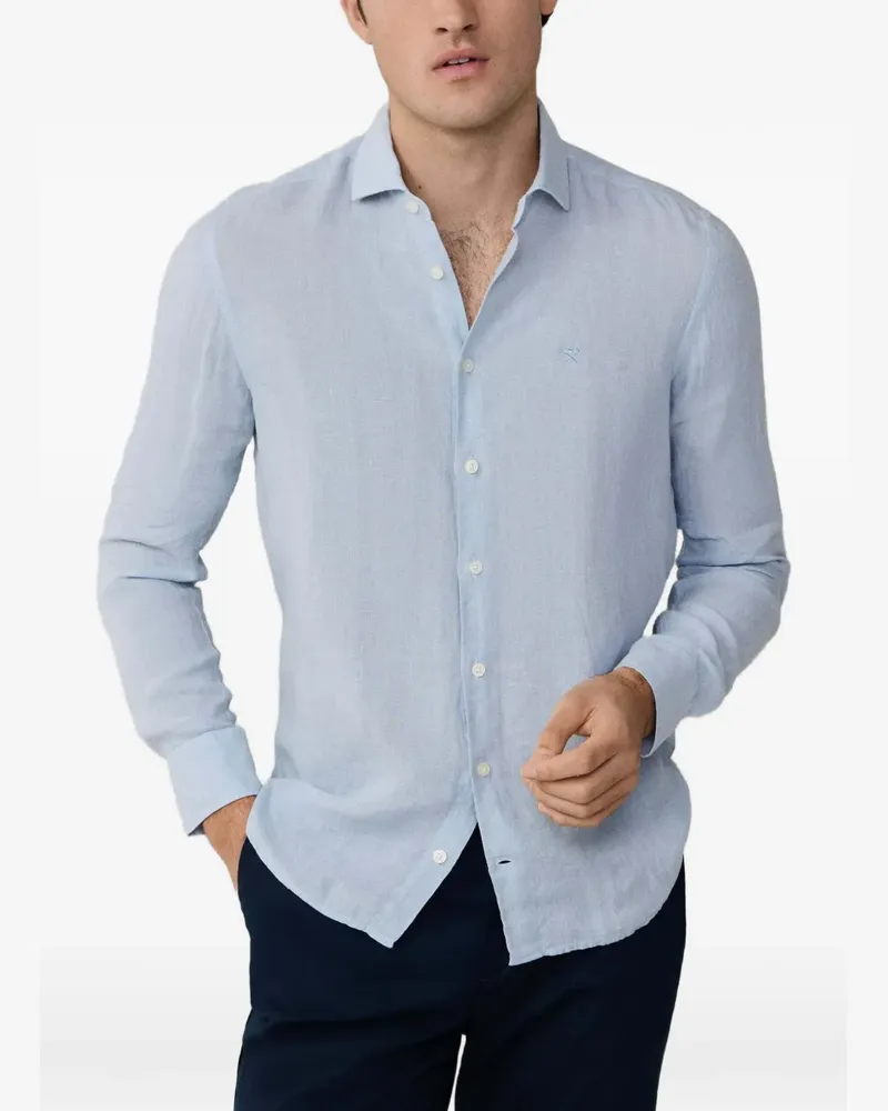 Hackett Langärmeliges Hemd - Blau Blau