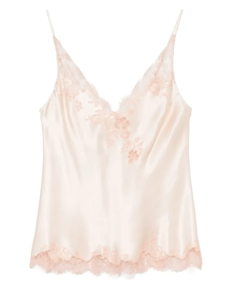 Carine Gilson Camisole-Top aus Caudry-Spitze - Rosa Rosa