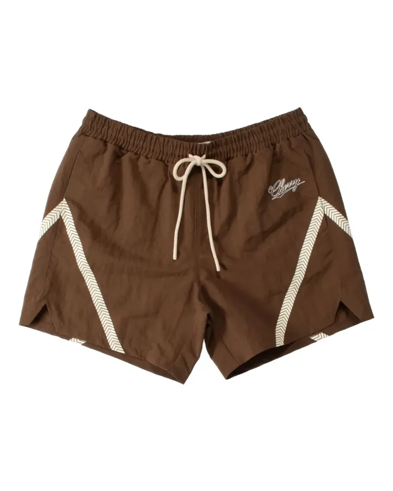 CHERRY LA Shorts mit Logo-Stickerei - Braun Braun