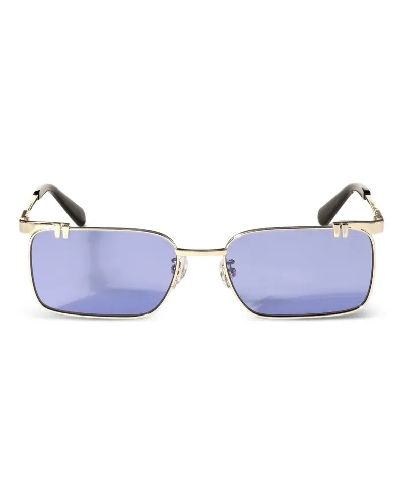 OFF-WHITE rectangle-frame sunglasses - Gold Gold