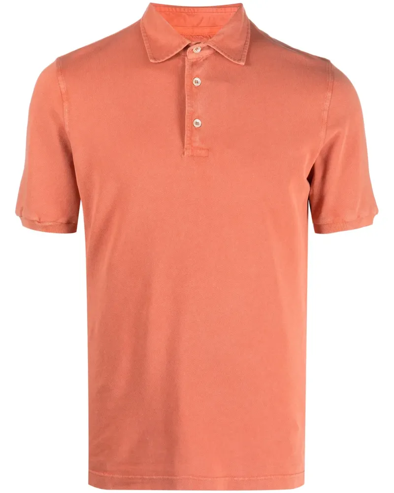 Fedeli Poloshirt aus Jersey - Orange Orange
