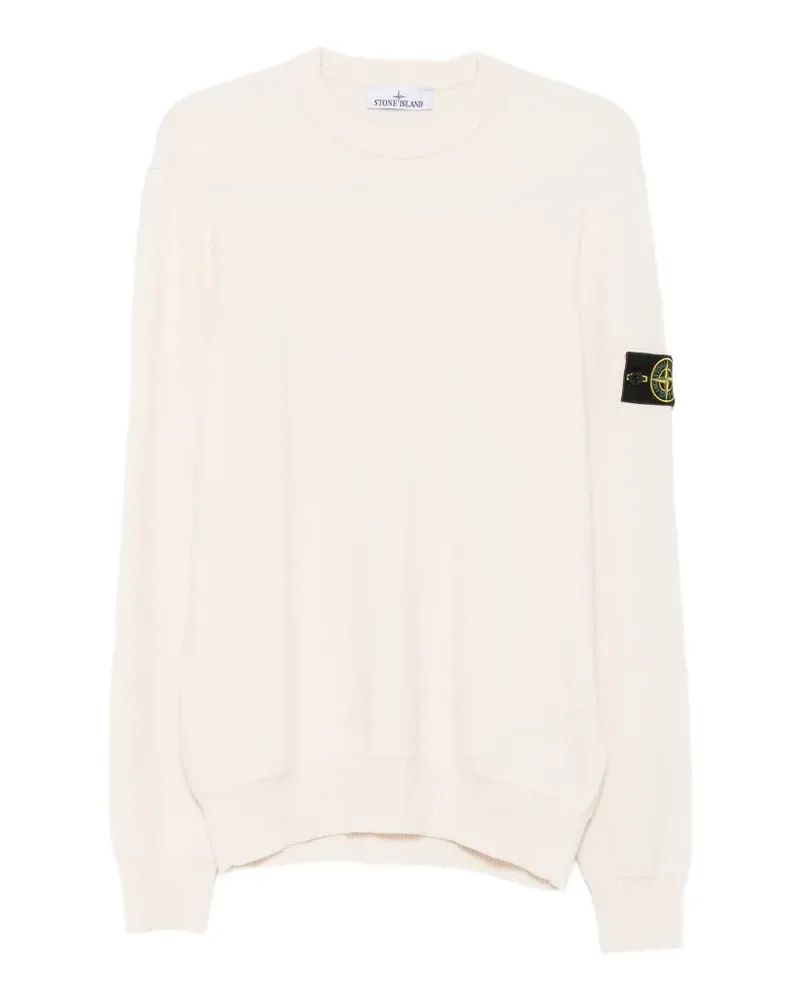 Stone Island Pullover mit Logo-Patch - Nude Nude