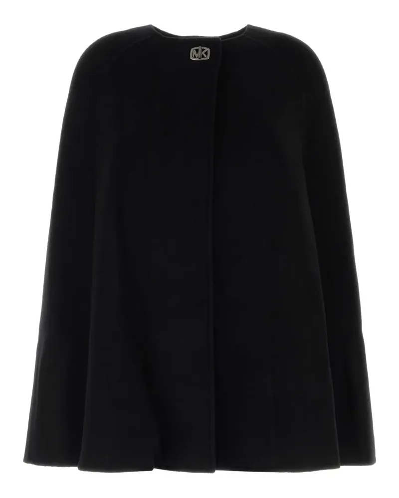 Michael Kors turn-lock wool cape - Schwarz Schwarz