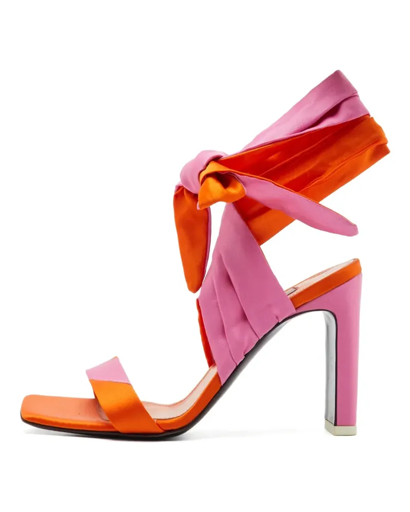 ATTICO ankle-strap sandals - Orange Orange