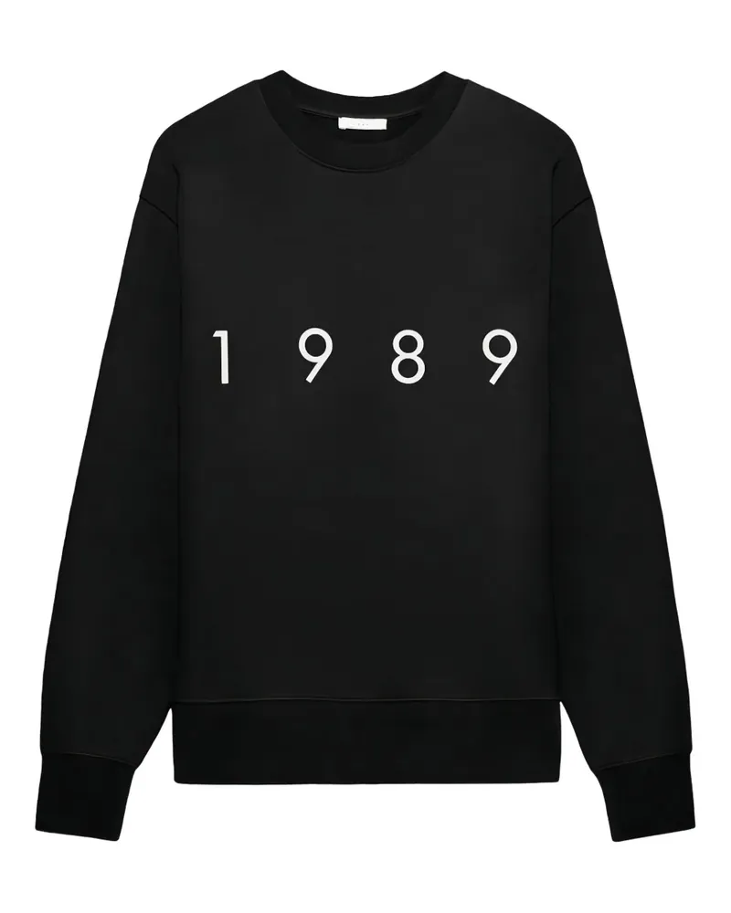 1989 STUDIO Sweatshirt mit Logo-Print - Schwarz Schwarz
