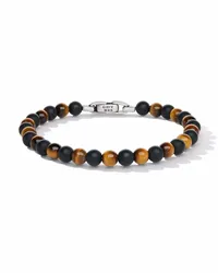 David Yurman Spiritual Beads Sterlingsilberarmband Braun