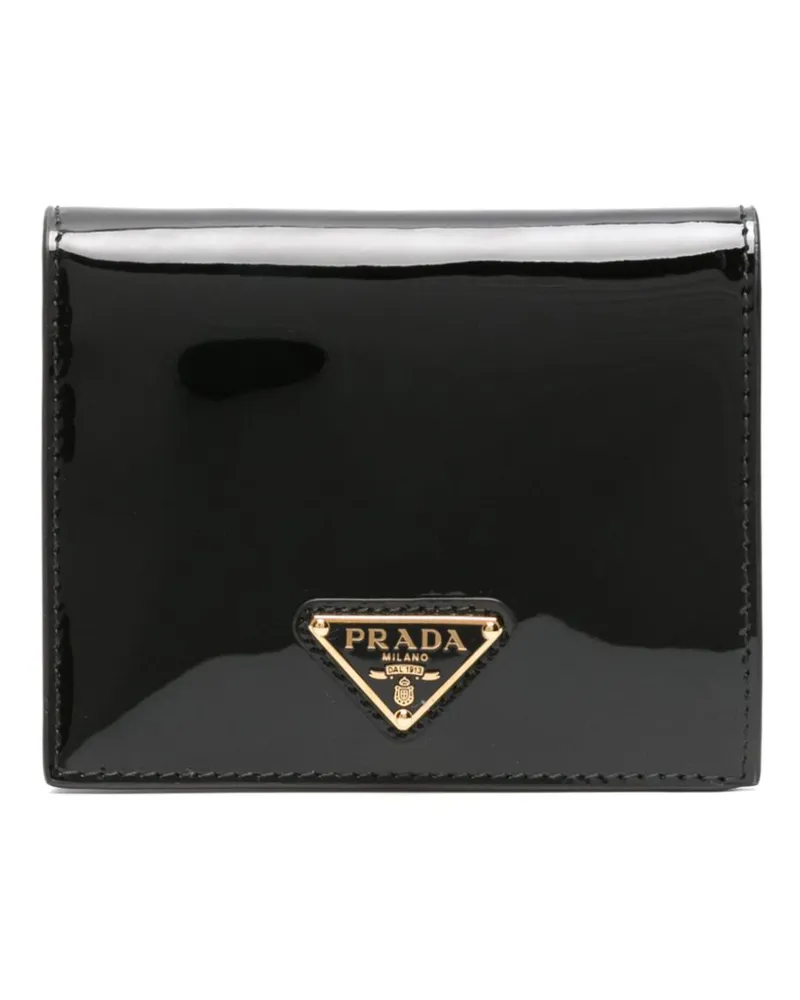 Prada Portemonnaie aus Saffiano-Leder - Schwarz Schwarz