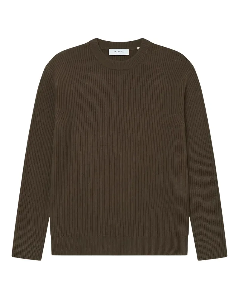 LES DEUX ribbed crew-neck jumper - Braun Braun