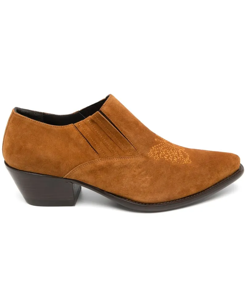 NEEDLES Loafer mit Stickerei - Braun Braun