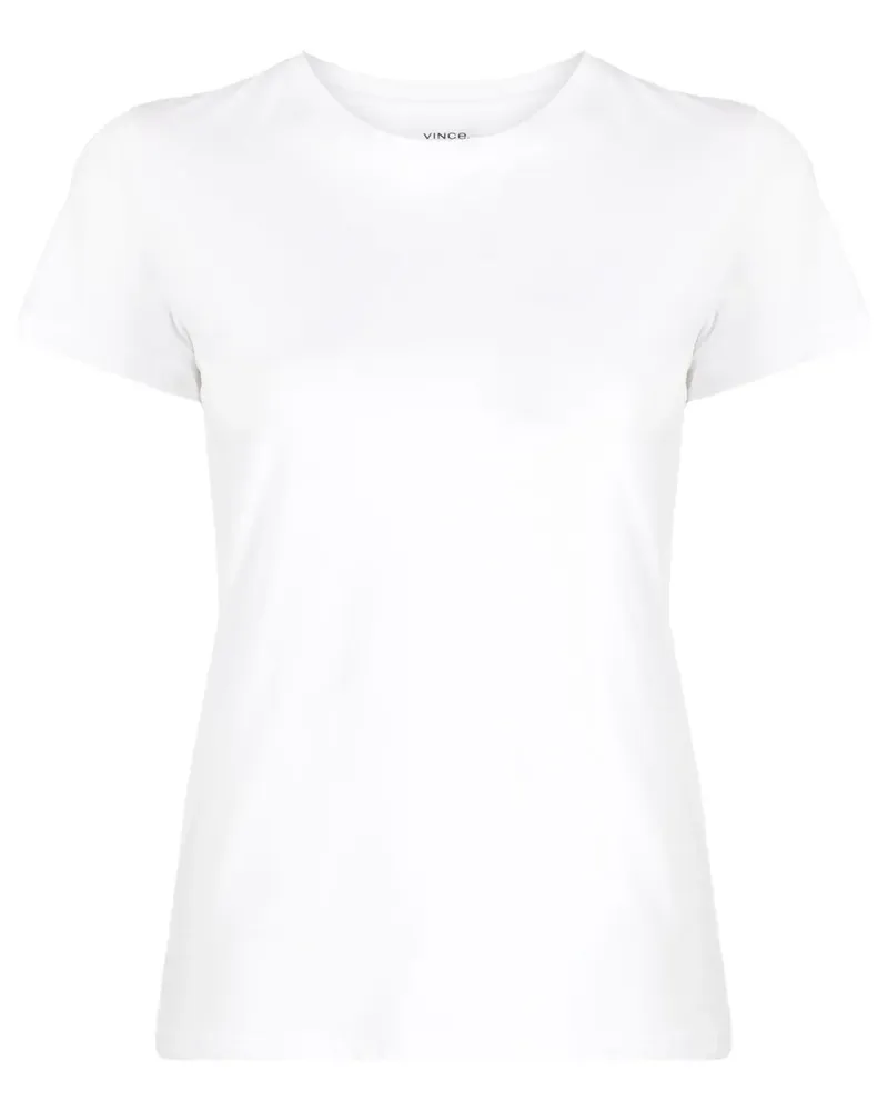 Vince T-Shirt mit rundem Ausschnitt - Weiß Weiß
