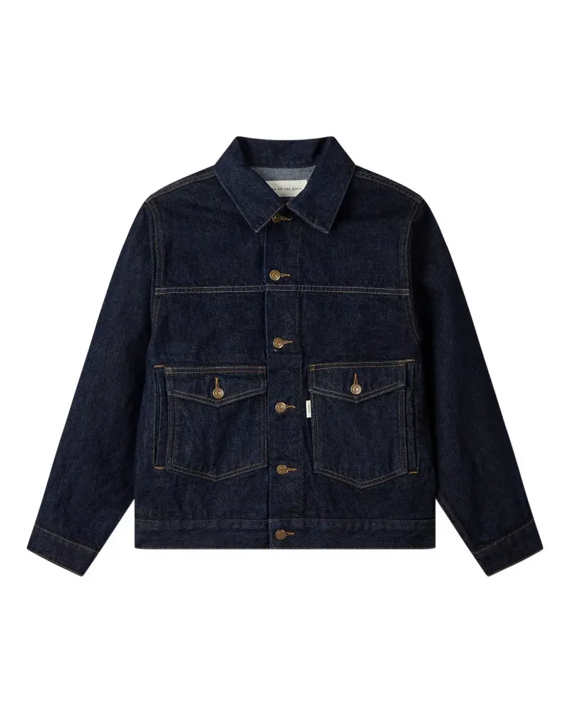 ManOnTheBoon Dark Jeansjacke - Blau Blau