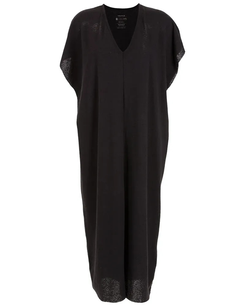 Osklen V-neck midi dress - Schwarz Schwarz
