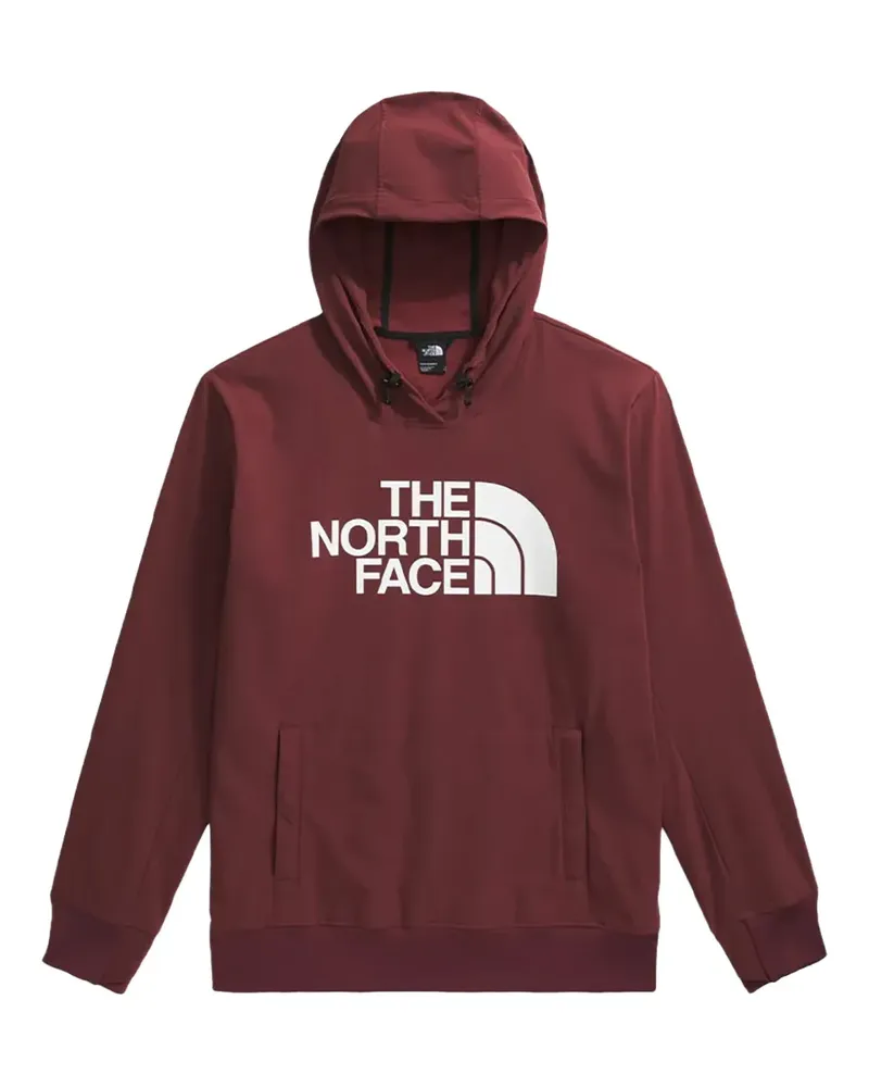 The North Face logo-print hoodie - Rot Rot