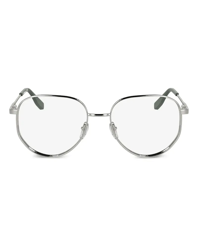 Karl Lagerfeld Brille mit rundem Gestell - Silber Silber