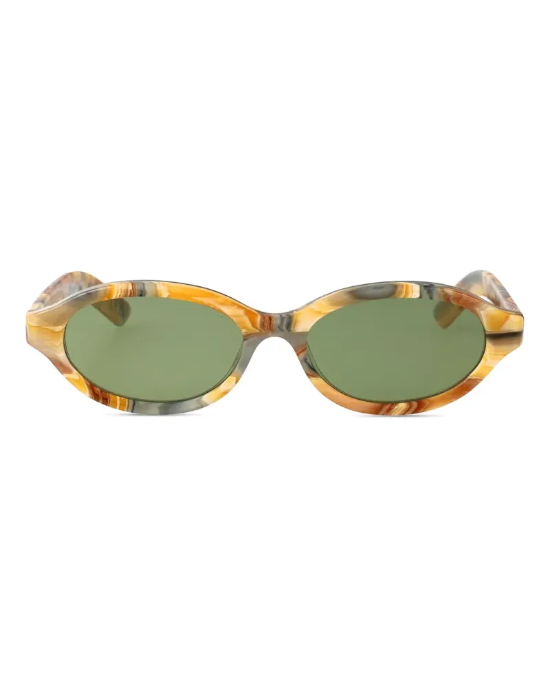 RETROSUPERFUTURE Parola Boogie Sonnenbrille aus Acetat mit ovalem Gestell - Nude Nude