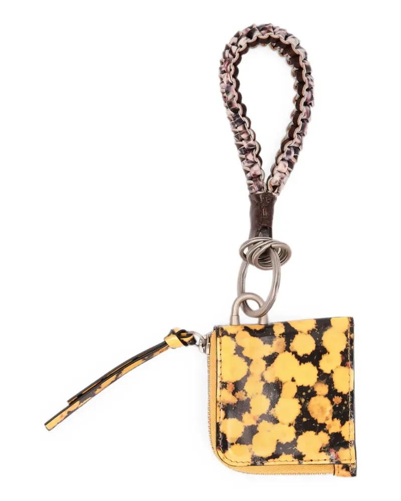 Dries van Noten leather keychain - Gelb Gelb