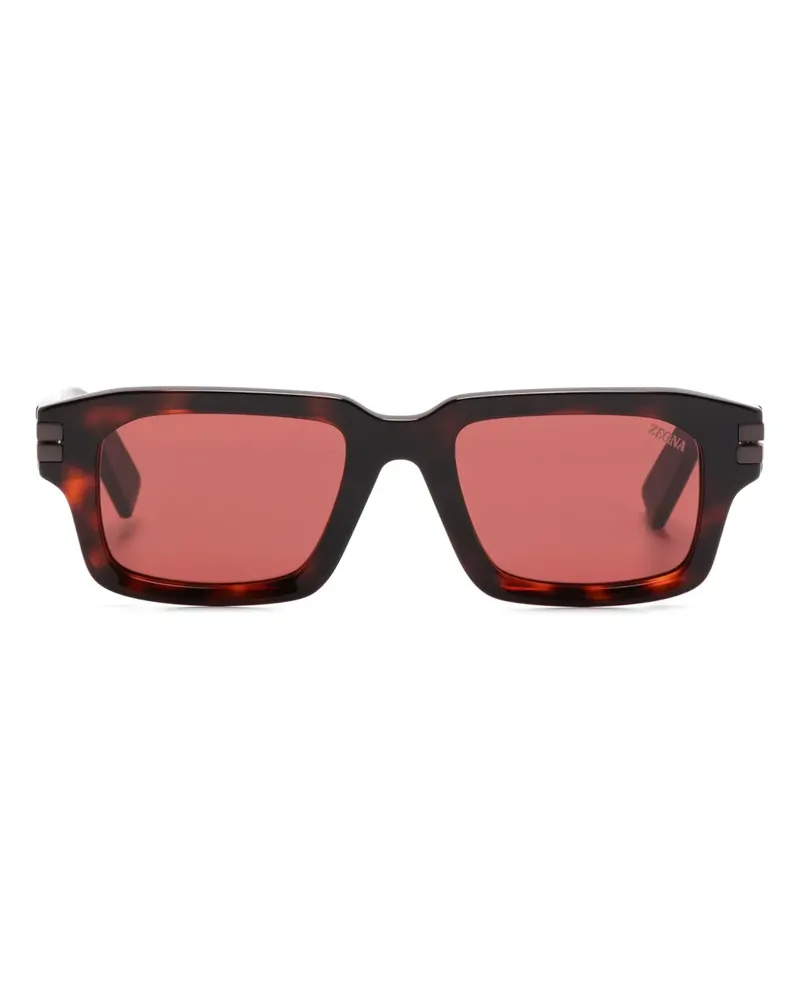 Ermenegildo Zegna EZ0255S Sonnenbrille - Braun Braun