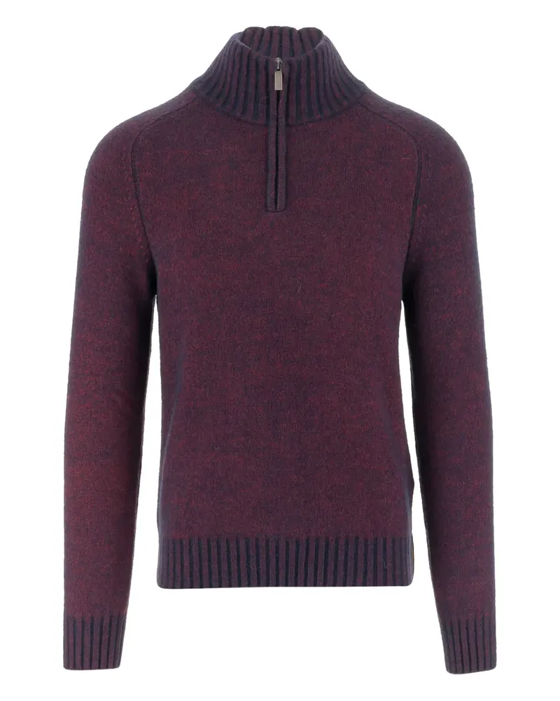 K-Way Pullover mit Reißverschluss - Rot Rot