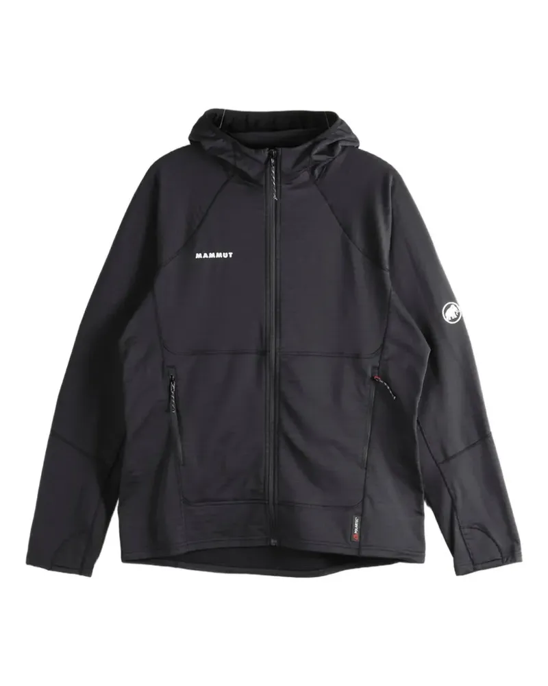 Mammut Taiss waffle-textured hooded jacket - Schwarz Schwarz