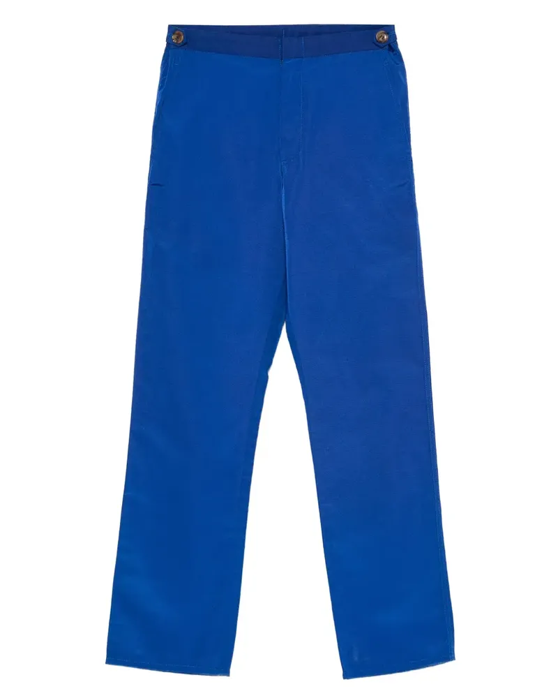 Comme des Garçons 2001 gerippte Hose - Blau Blau
