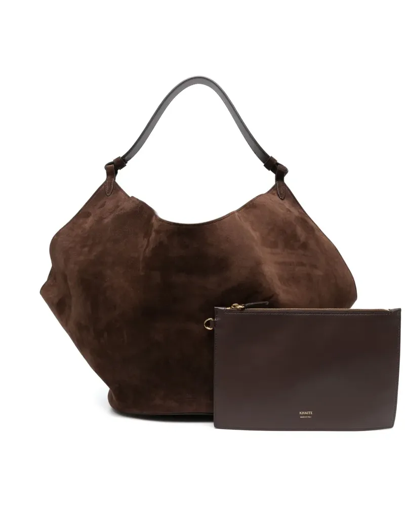 KHAITE Lotus Handtasche - Braun Braun