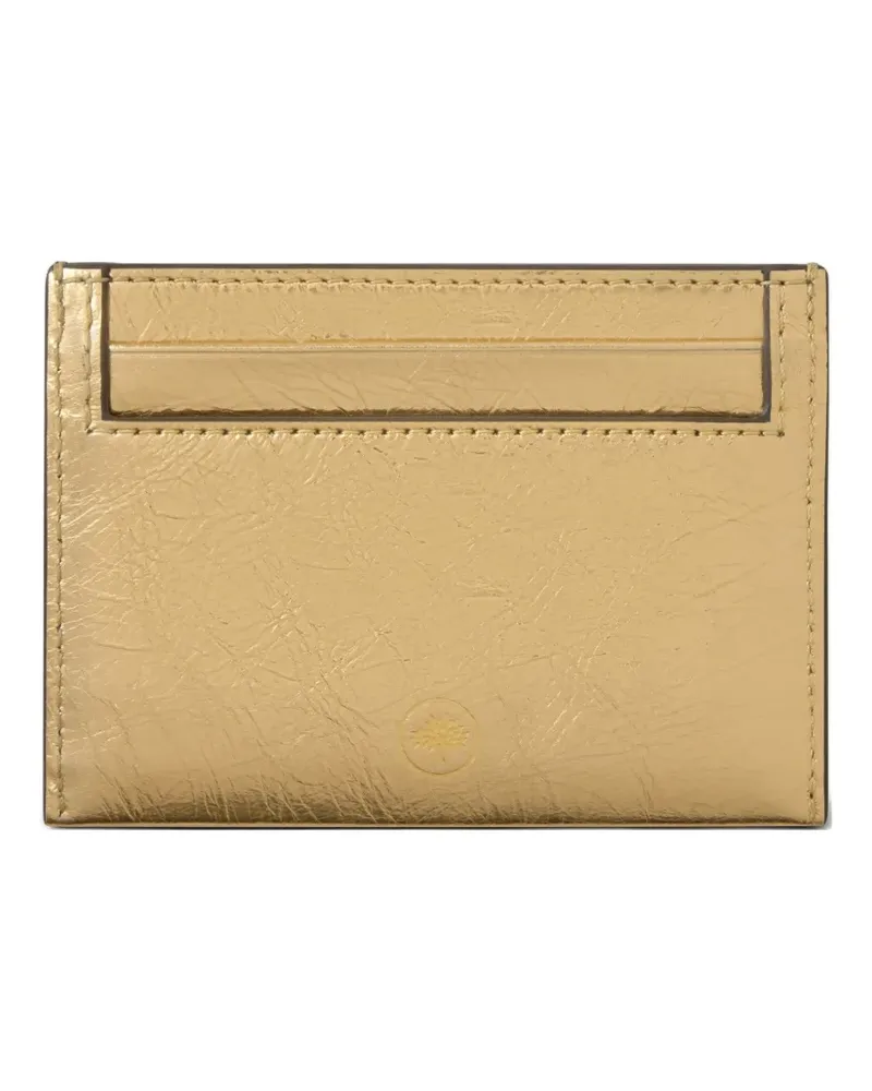 Mulberry metallic-effect card holder - Gold Gold