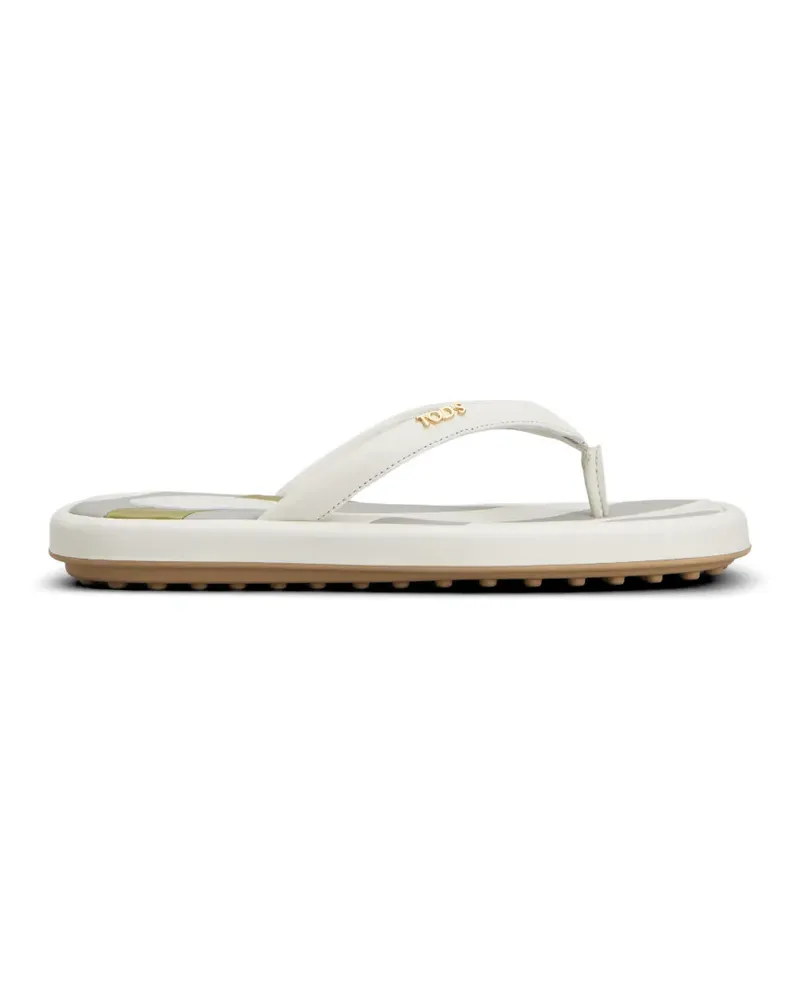 TOD'S Sandalen mit Logo - Nude Nude