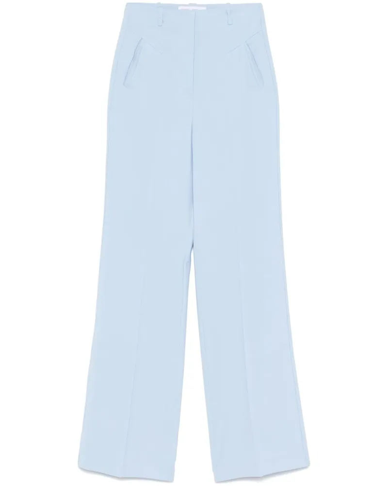 Patrizia Pepe Hose mit geradem Bein - Blau Blau