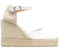 Wedge-Espadrilles - Weiß
