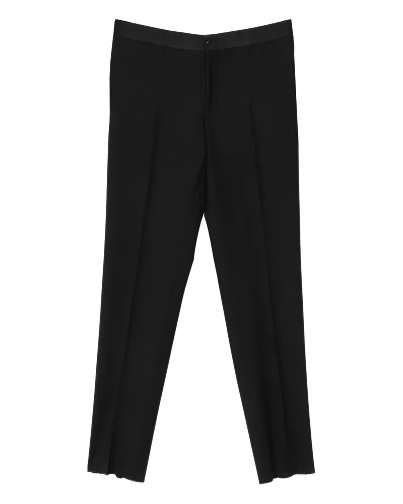 Canali Hose mit Besatz - Schwarz Schwarz