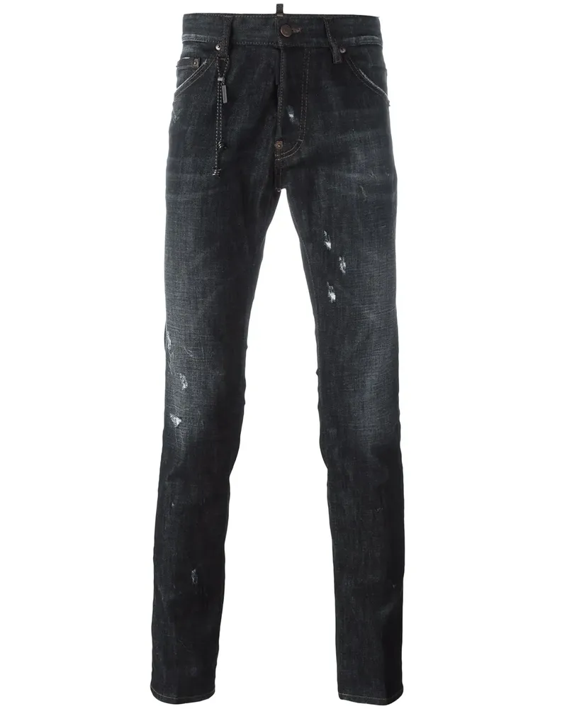 Dsquared2 Cool Guy' Jeans in Distressed-Optik - Schwarz Schwarz