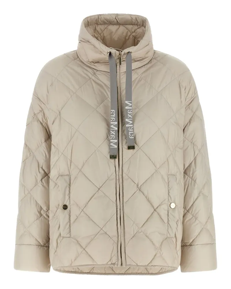 Max Mara Daunenjacke mit Rautensteppung - Nude Nude