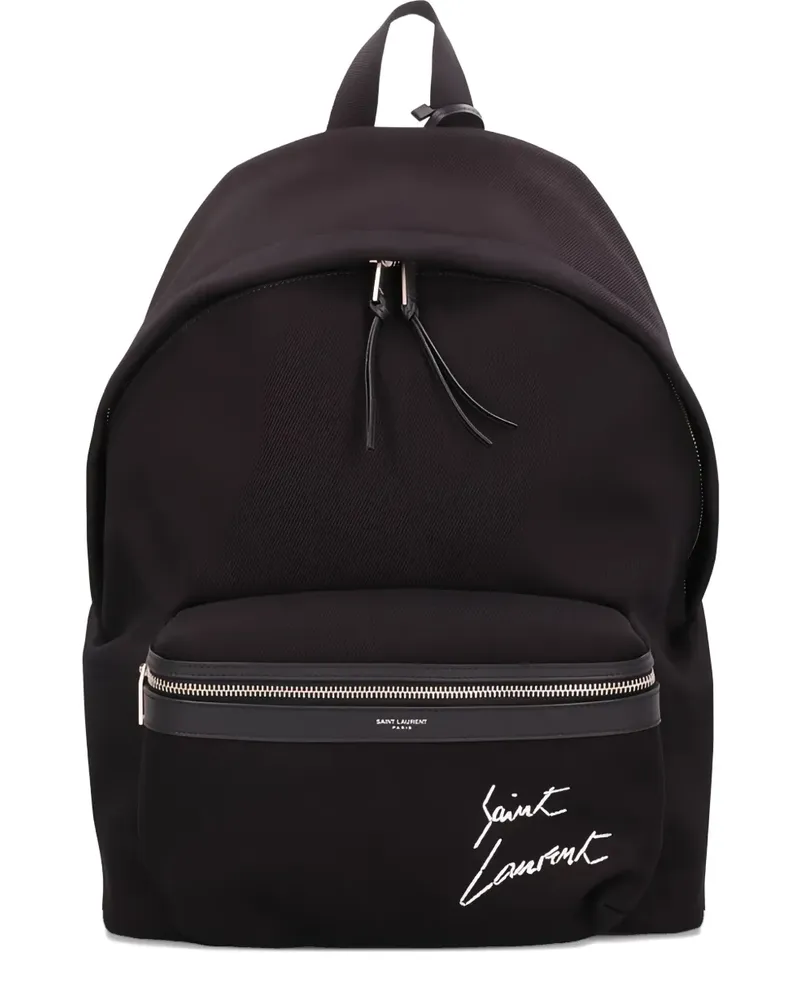 Saint Laurent City' Rucksack - Schwarz Schwarz